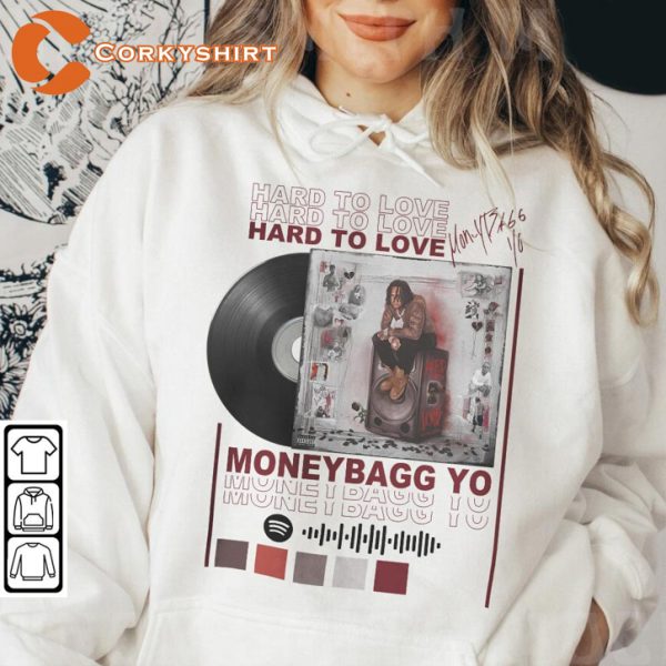 Hard To Love Cassette Tape Moneybagg Yo Romantic Mix Sweatshirt