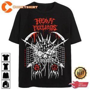 Heavy Feelings Skull Inspired T-Shirt