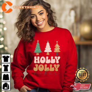 Holly Jolly Vibes Sweater Hoodie