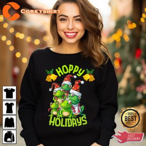 Hoppy Holidays Black Sweatshirt
