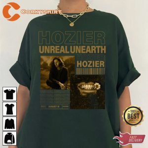 Hozier Album Unreal Unearth 2023 T-shirt