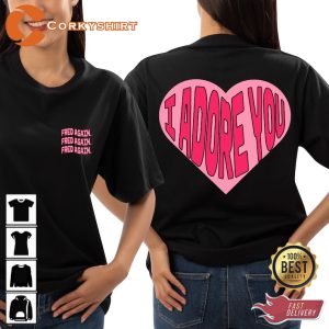 I Adore You Fred Again Musical Outfit Concert T-Shirt