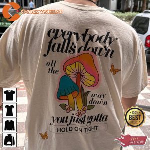 Inspirational Falls Lyrics Festival Outfit Fan Art Music T-Shirt