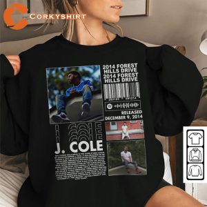 J Cole Y2K 2014 Forest Hills Drive Nostalgia Vinyl Sweatshirt