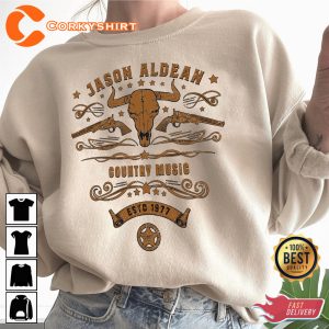 Jason Aldean Country Music Live Tour T-shirt
