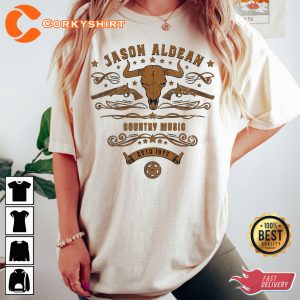 Jason Aldean Country Music Live Tour T-shirt