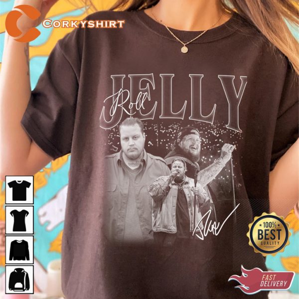 Jelly Roll Live In Rap Songs Vintage T-shirt