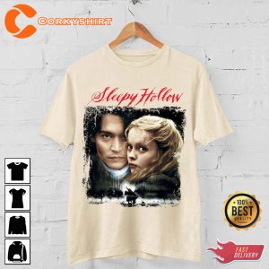 Johnny Depp Movies Sleepy Hollow Horror Film T-shirt