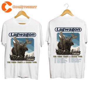 Lagwagon Tour 2023 The Third Times A Charm T-shirt