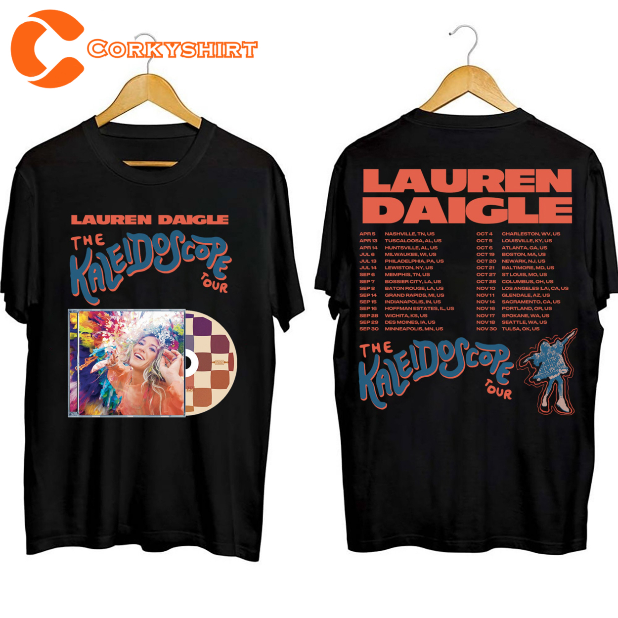 Lauren Daigle Tour The Kaleidoscope 2023 Shirt