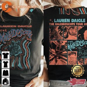 Lauren Daigle The Kaleidoscope Tour Music 2 Sides Fan Gift T-Shirt