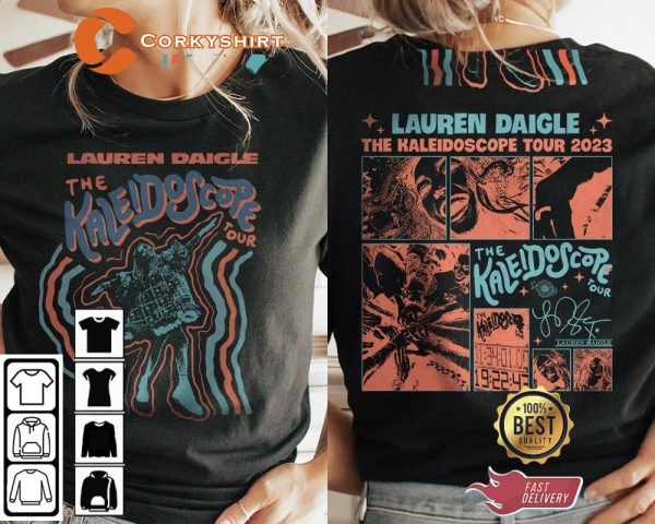 Lauren Daigle The Kaleidoscope Tour Music 2 Sides Fan Gift T-Shirt