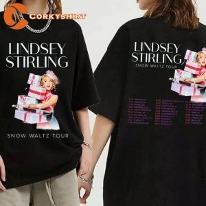 Lindsey Stirling Violin Snow Waltz Tour Dates 2023 T-shirt