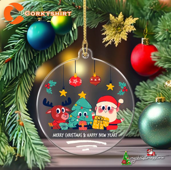 Merry Christmas And Happy New Year Ornament 2023