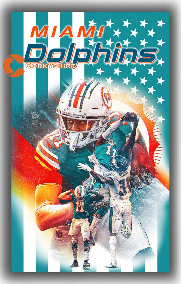 Miami Dolphins Football Memorable Best Banne Flag