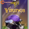 Minnesota Vikings Football Team Memorable Flag