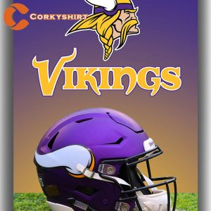 Minnesota Vikings Football Team Memorable Flag