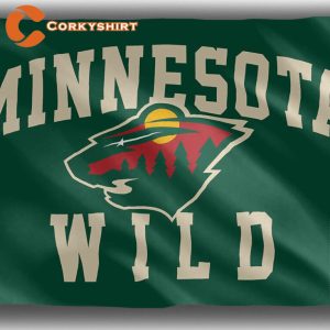 Minnesota Wild Hockey Team Memorable Flag