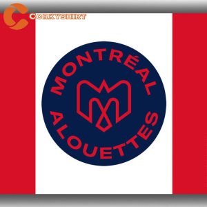 Montreal Alouettes Football Team Memorable Flag