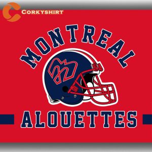 Montreal Alouettes Football Team Memorable Flag Best Helmet Banner