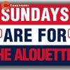 Montreal Alouettes Football Team SUNDAYS Flag