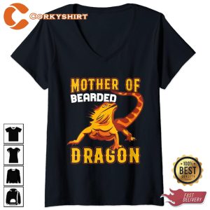 Mother Of Bearded Dragon Reptile Lover T-shirt