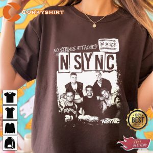 NSYNC Reunion Tour No Strings Attached Album T-shirt