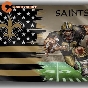 New Orleans Saints Football Team Mascot Flag