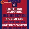 New York Giants Champion Flag