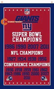 New York Giants Champion Flag