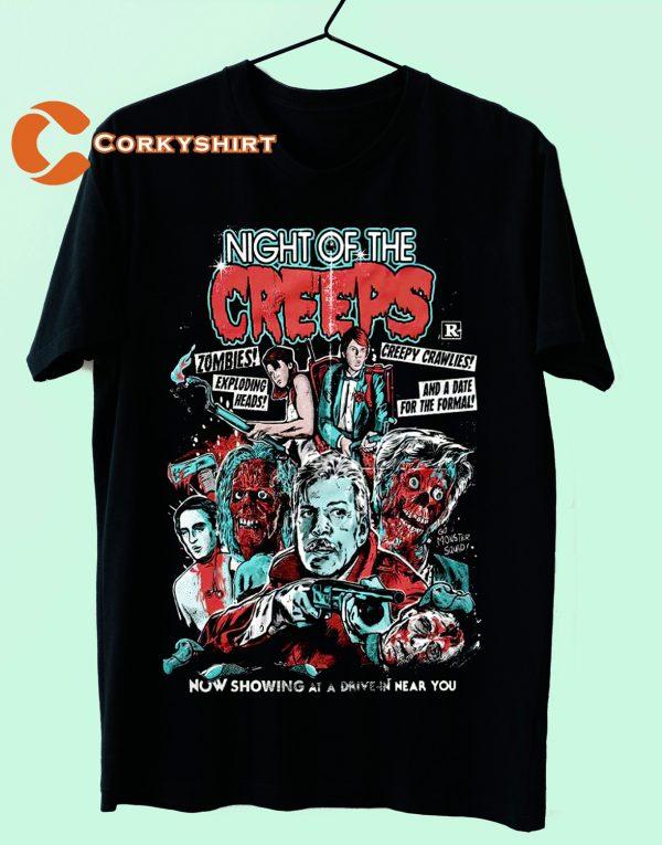 Night Of The Creeps Movie Halloween Costume T-Shirt