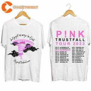 Pink Trustfall Album Tour 2023 T-shirt