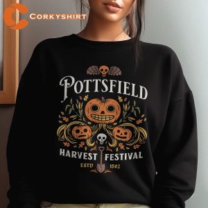 Pottsfield Harvest Festival Autumn Halloween Pumpkin Sweatshirt