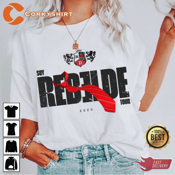 RBD 2023 Merch Soy Rebelde Tour T-shirt