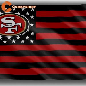 San Francisco 49ers Football Flag
