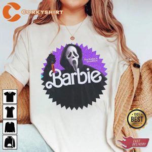 Scream Halloween Ghostface Barbie Inspired T-shirt