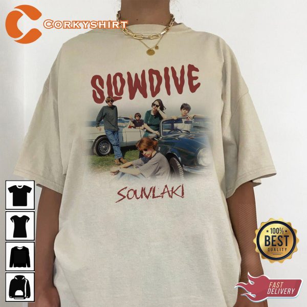 Slowdive Vintage When the Sun Hits Souvlaki T-Shirt