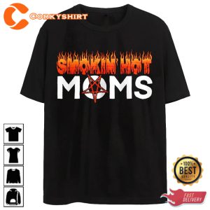 Smokin Hot Moms Satan 666 Hell Evil T-Shirt