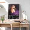 Speak Now Taylor Swift Purple Butterflies Swiftie Album Poster