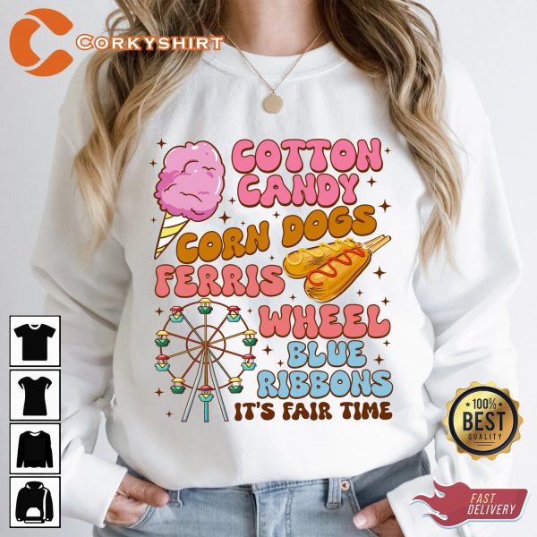 State Season Its Fair Time Cute State Fair Outfit T-shirt