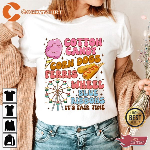 State Season Its Fair Time Cute State Fair Outfit T-shirt