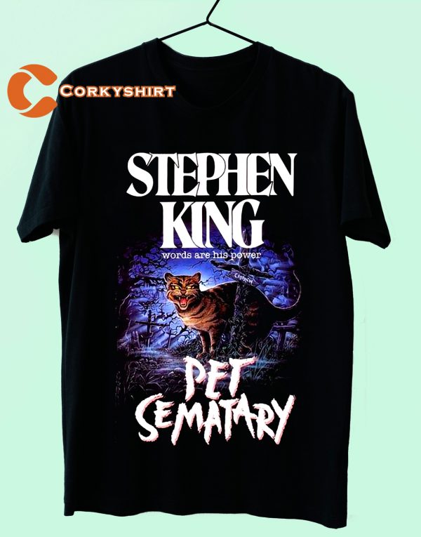 Horror Movie Pet Sematary Stephen King T-Shirt