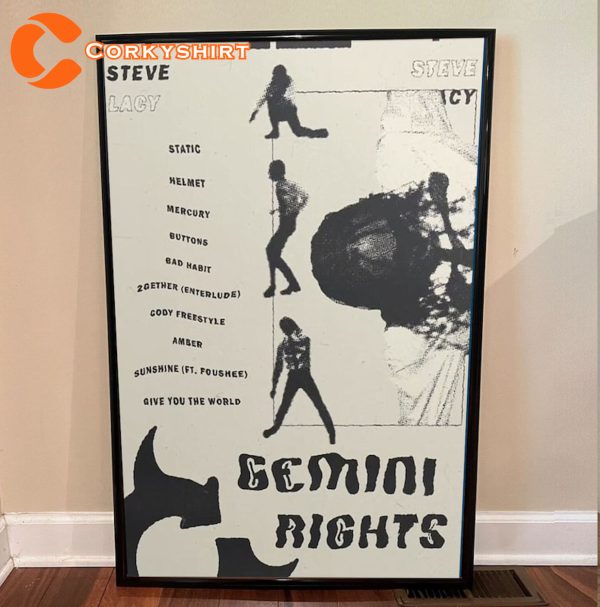 Steve Lacy Album Gemini Rights Tracklist Poster