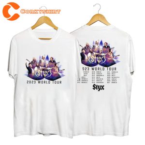 Styx Band 2023 World Tour T-shirt