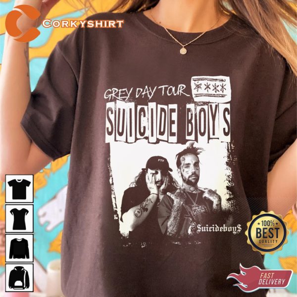 Suicideboys 2023 Grey Day Tour T-shirt