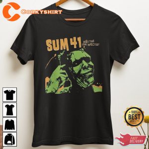 Sum 41 Rock Band Music Tour Frankenstein Halloween T-shirt