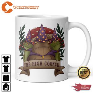 The High Council Of Frogs Ceramic Coffee Mug