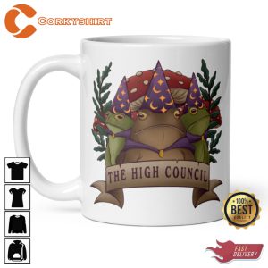 The High Council Of Frogs Ceramic Coffee Mug