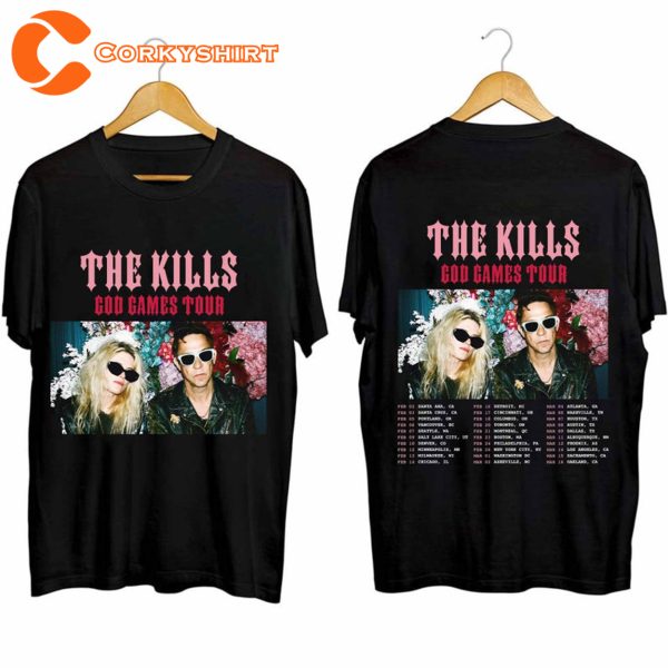 The Kills Band God Games Tour 2024 Shirt