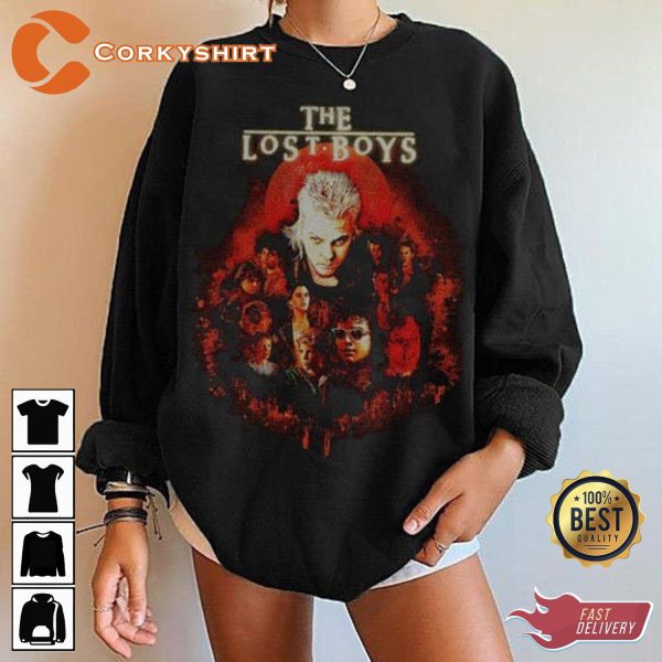 The Lost Boys Movie Vampire Film 80s Halloween T-shirt